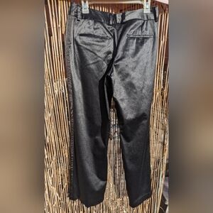 Isaac Mizrahi Ladies Satin Elegant Black Dress Pants